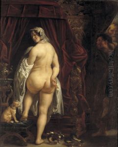 King Candaules of Lydia Showing his Wife to Gyges by Jacob Jordaens
