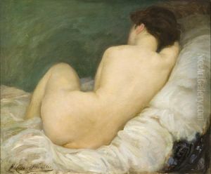 Nudo Femminile Di Tergo by Henry Caro-Delvaille