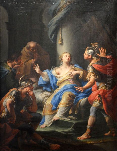 Lucrece pleurant sa disgrace - view 1