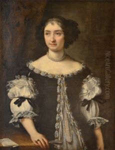 Portrait de Maria Maddalena Rospigliosi, niece du pape Clement IX Portrait de Maria Maddalena Rospigliosi, niece du pape Clement IX