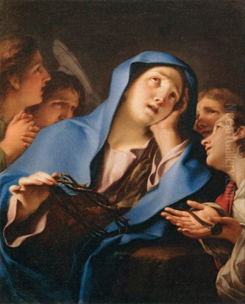 Virgin of Sorrow Surrounded by Angels - view 1