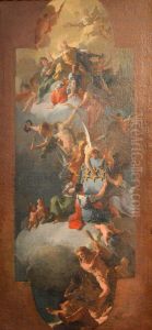 Le Triomphe de la famille des Bourbons de Naples by unknown