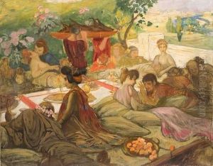 Bacchanales. by Henry Caro-Delvaille