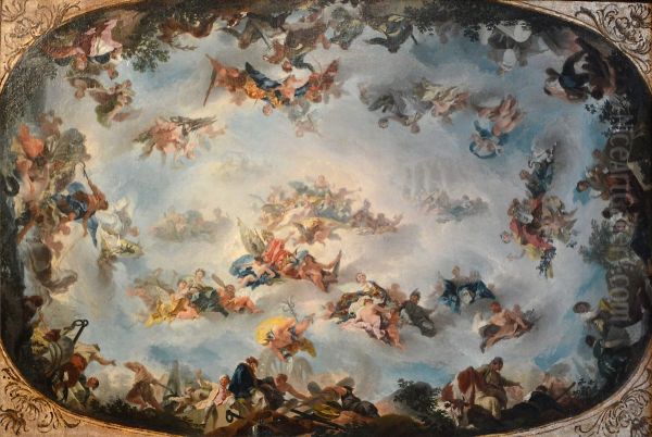 Les provinces autrichiennes apportant leur tribut a l'Empire - view 1