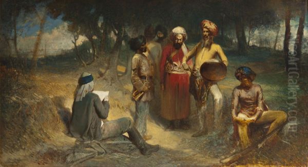 Examining the Spy. Motif from the Indian Mutiny - view 1