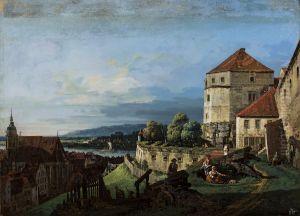 Vue de Pirna, prise du chateau de Sonnenstein