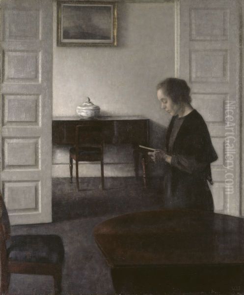 Interior with a Reading Lady - view 1