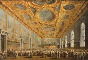 Le Doge de Venise remercie le Conseil majeur by unknown
