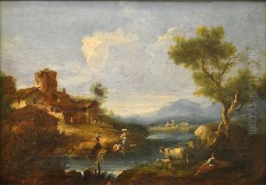 Paysage pastoral by unknown