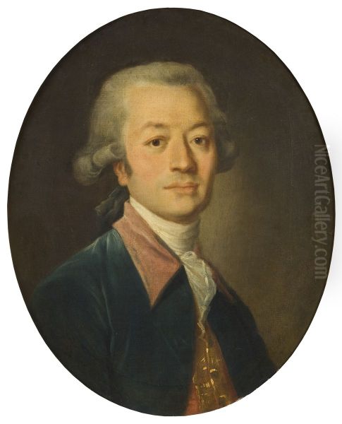 Portrait of a Man in Blue - view 1