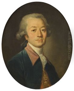 Portrait of a Man in Blue by Jean-Baptiste Greuze