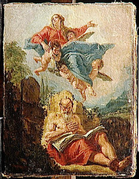 La Vierge apparaissant a saint Jerome - view 1