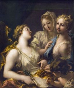 La Modestie presentant la Peinture a l'Academie by Giovanni Antonio Pellegrini
