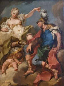 Mars and Venus by Giambattista Pittoni