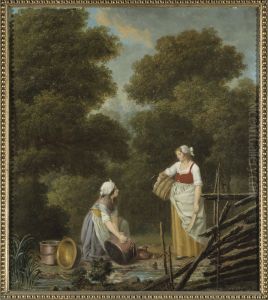 Two Maid-Servants at a Brook Two Maid-Servants at a Brook