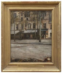 Parisgata. Motiv fran Montmartre by Hugo Birger