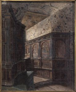 Hertig Karls tornkammare pa Gripsholm by Ernst Josephson