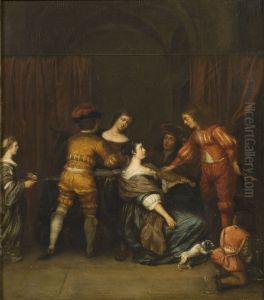 Musicerande sallskap by Jan Verkolje