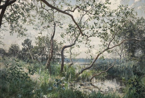 Water Vegetation. Motif from Ostergotland - view 1