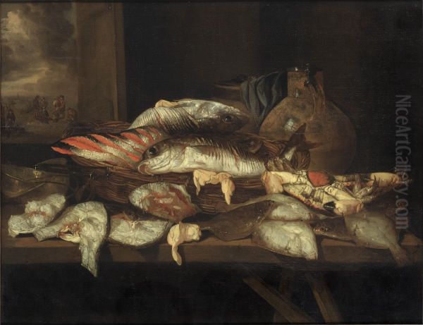 Still Life with Halibut and other Fish - view 1