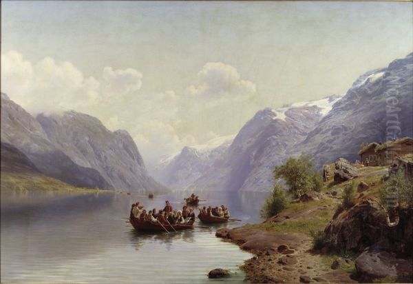 Brudfard pa Hardangerfjorden - view 1