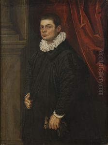 Portrait of a Young Man, possibly G. Pesaro by Domenico Tintoretto