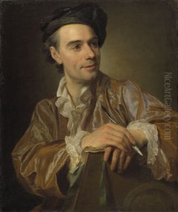 Den franske konstnaren Claude Joseph Vernet by Alexander Roslin
