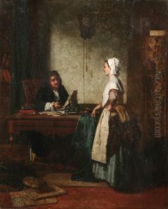 Interior Scene From Moliere by Jean Carolus