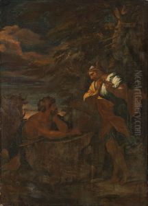 Mercury and Argus by Salvator Rosa