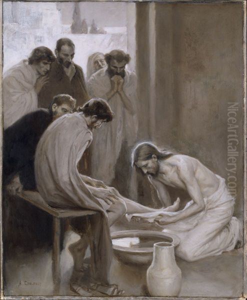 Jesus Washing the Feet of his Disciples - view 1