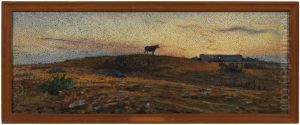 Pa Olands Alvar i solnedgang Pa Olands Alvar i solnedgang