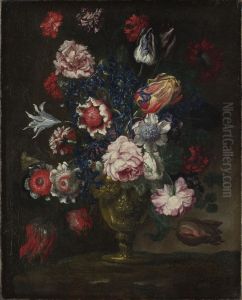 Blomsterstycke by Andrea Scacciati I