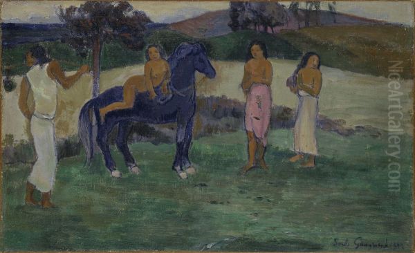 Composition with Figures and a Horse - view 1