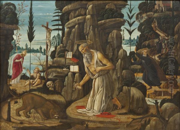 Den helige Hieronymus botgorande - view 1