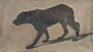 Chien Noir Marchant