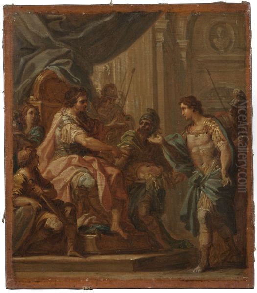 David och Saul. Skiss - view 1