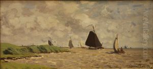 View from Voorzan by Claude Oscar Monet