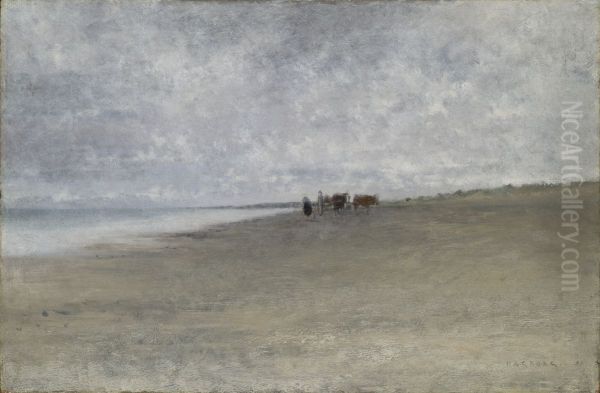 Hazy Weather by the Sea - view 1