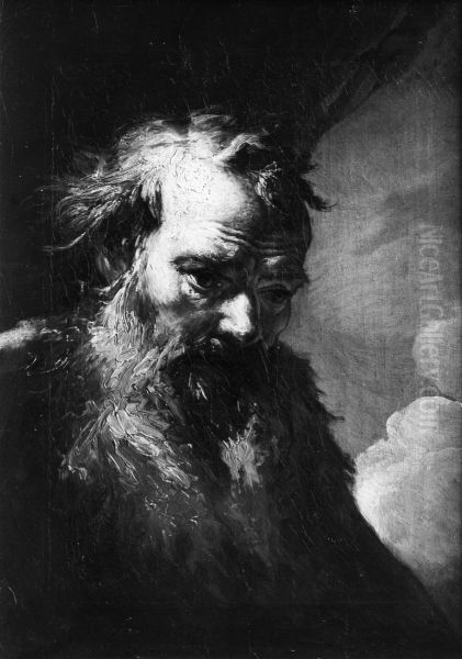 Old Man with Bushy Beard - view 1