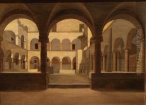 The Monastery of St. Maria in Aracoeli by Christoffer Wilhelm Eckersberg