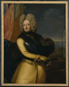 Magnus Stenbock, 1665-1717, count, field marshal by Georg Engelhard Schroder