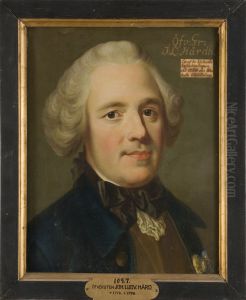Johan Ludvig Hard, 1719-1798 by Johan Henrik Scheffel