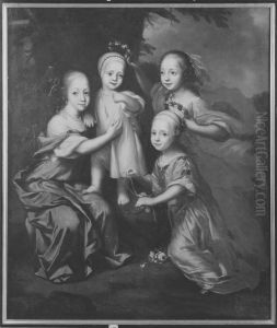 Gustav Adolfs hertig av Mecklenburg-Gustrow fyra barn Gustav Adolfs hertig av Mecklenburg-Gustrow fyra barn