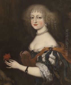 Fredrika Amalia, 1649-1704, prinsessa av Danmark, hertiginna av Holstein-Gottorp by Jurgen Ovens