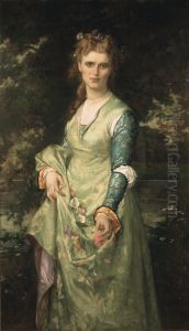 Christina Nilsson, 1843-1921, opera-singer, as Ofelia by Alexandre Cabanel