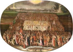 The Exodus Of The Tribes Of Israel With The Ark Of Covenant by Antoine Caron