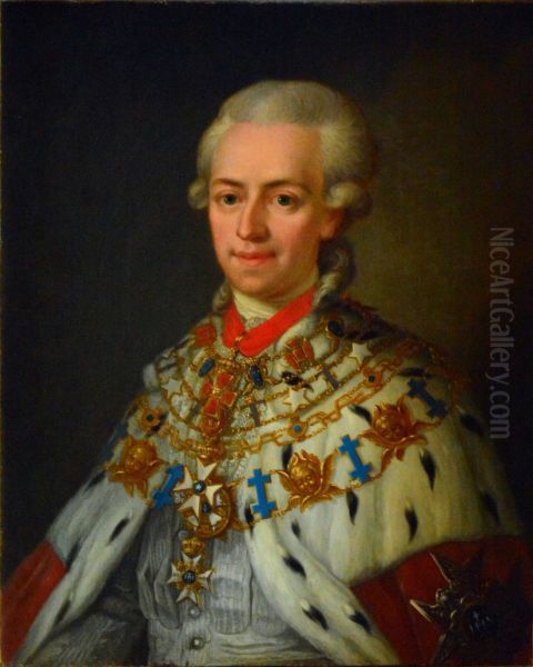 Johan Gabriel Oxenstierna of Korsholm and Wasa (1750-1818), Count, National Council, riksmarskalk, author, member of the Swedish Academy, married to Lovisa Christina Wachschalger - view 1