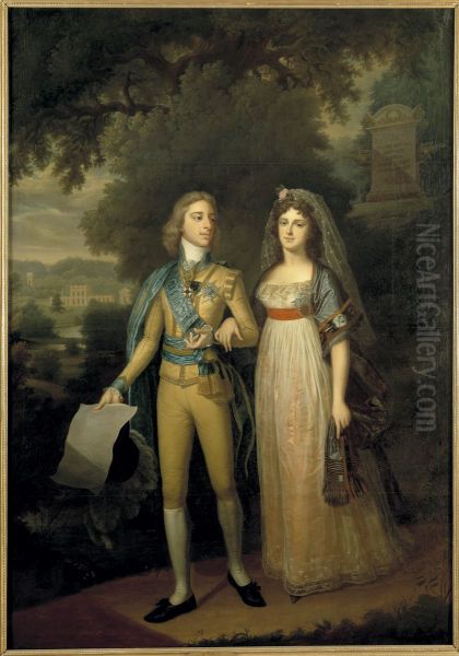 Gustav IV Adolf, 1778-1837, kung av Sverige och Fredrika Dorotea Vilhelmina, 1781-1826, prinsessa av Baden, drottning av Sverige - view 1