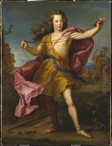 Fredrik Vilhelm I, 1688-1740, kung av Preussen by Adolf Ulrik Wertmuller