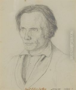 The Sculptor Bengt Erland Fogelberg by Christen Kobke
